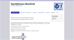 Desktop Screenshot of bockholt.net